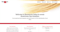 Desktop Screenshot of benvenutosalon.com